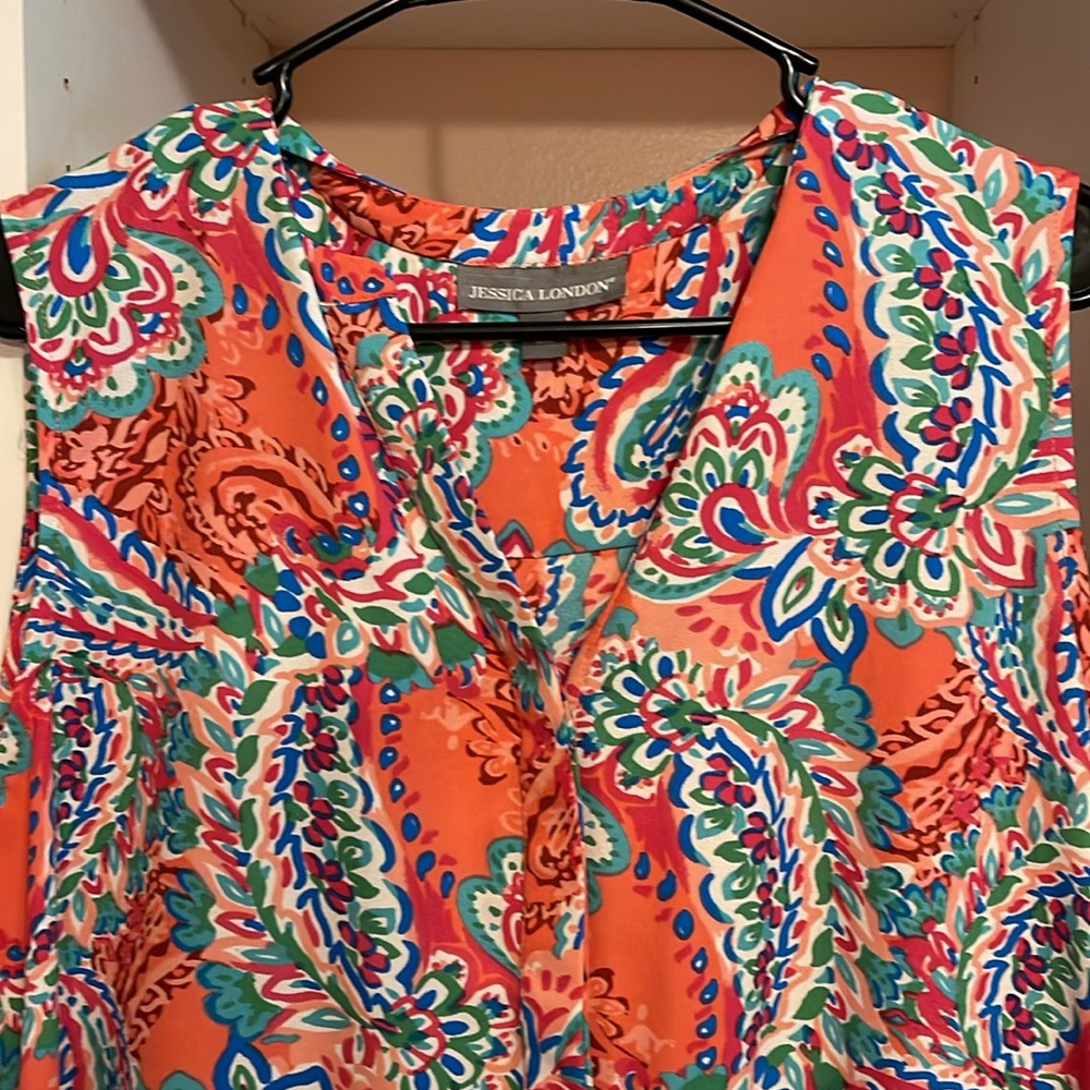 Women’s Jessica London- 14 W -sheer beach cover-up